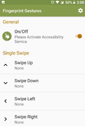 Омогућите покрете отиска прста на андроид Орео 8.0