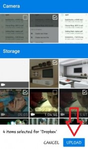 Како да отпремите више датотека у дропбок са андроид телефона